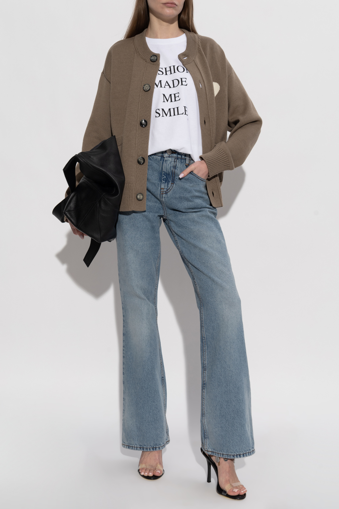 Ami Alexandre Mattiussi Cardigan with pockets | Women's | Vitkac